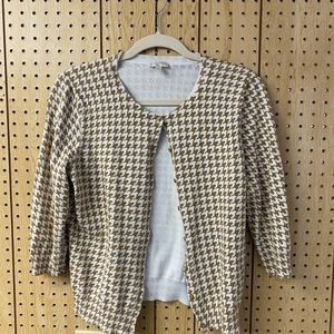 Talbots cute Geometric Sweater